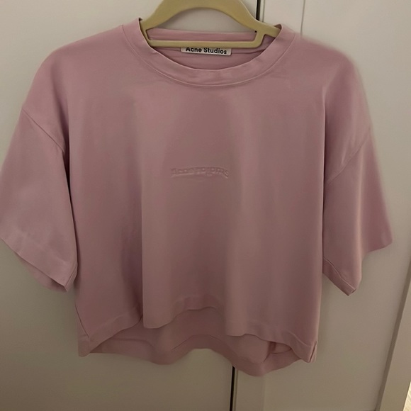 Acne Studios Cropped Tee - Picture 1 of 5
